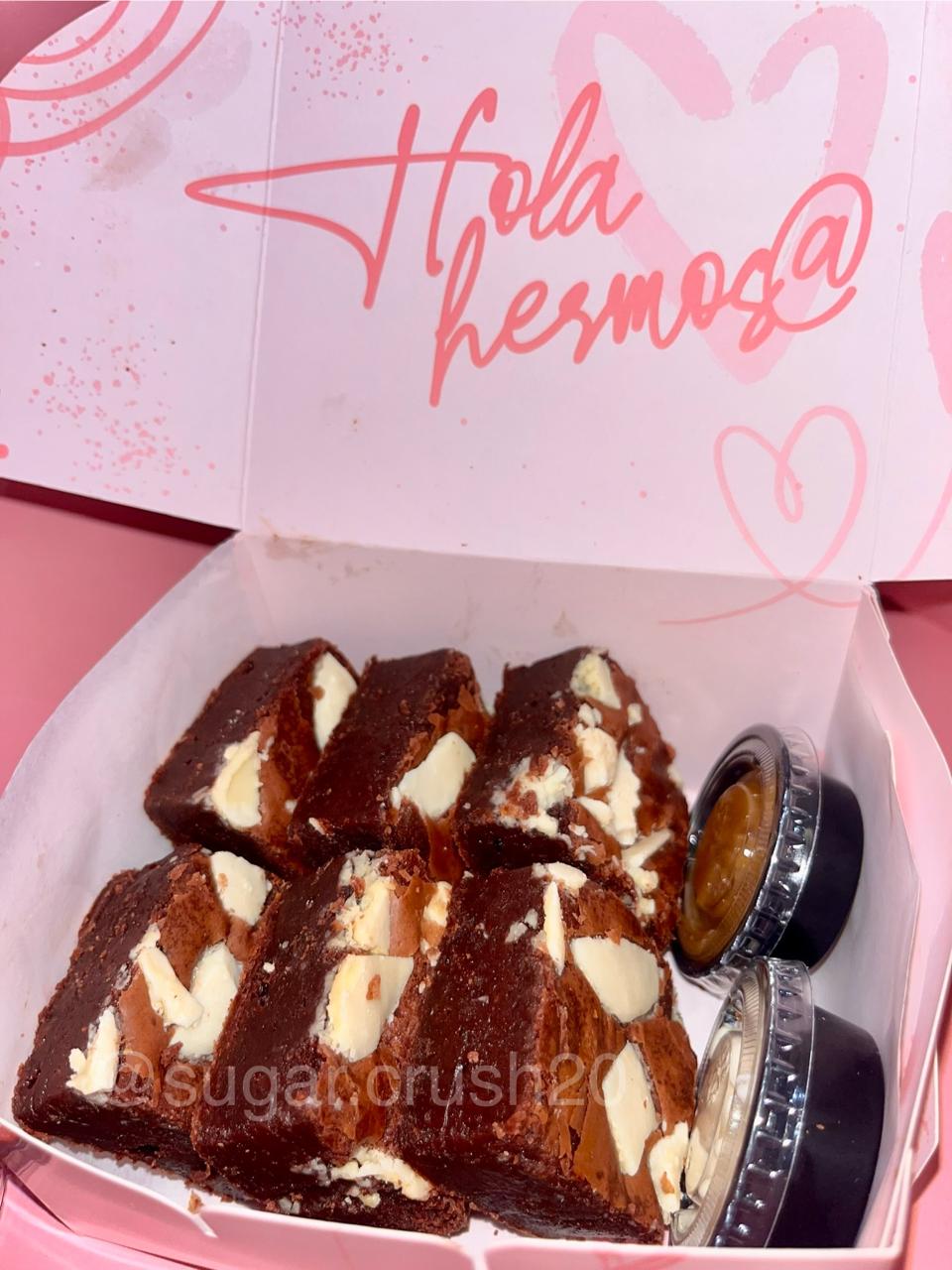 Mini brownie de redvelvet x6